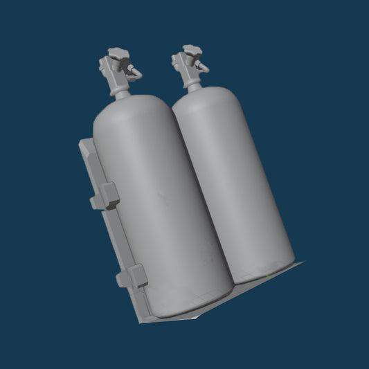 Dual Rear Seat Nos Tanks