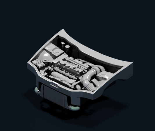 Civic EG K20 Engine Bay