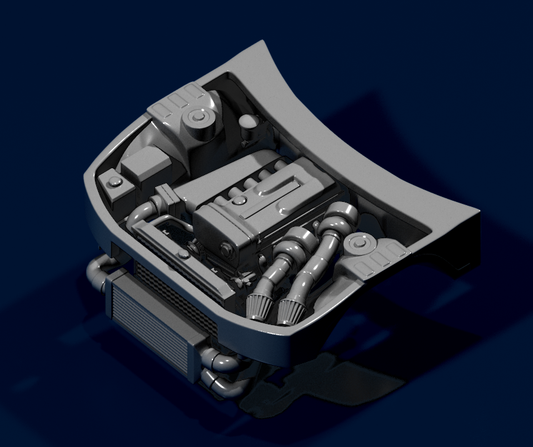 Nissan GTR R33 RB26 Engine Bay