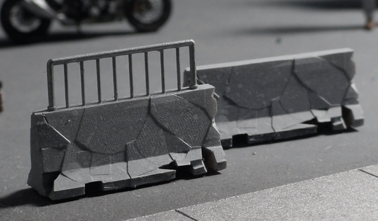 Concrete Road Barrier (2-Pack)