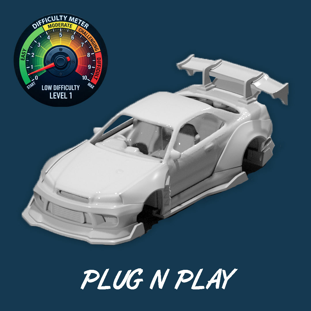 Nissan R34 V-Spec II BNR34 BLS Aero